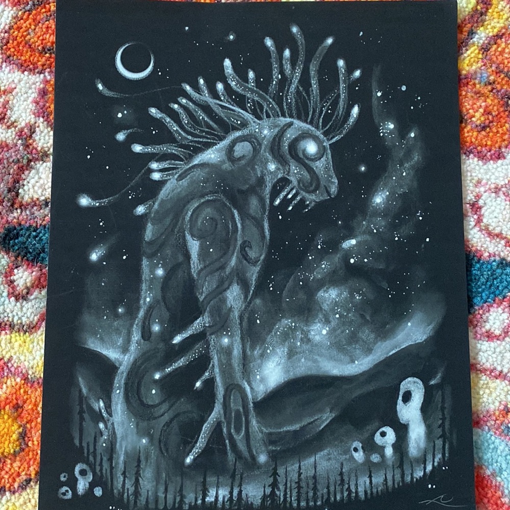 Princess Mononoke original art